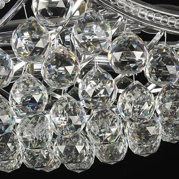 Šiuolaikinės Electroplated Kristalų Liustra 6 Lemputės E14 Kūrybos Metalo, Miegamojo, Valgomojo Kambarį Pakabos Lempos PL546