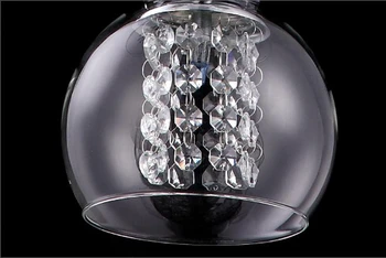 Šiuolaikinės G4 stiklo atspalvį kristalų pakabukas žiburiai restoranas pakabukas lempos Patalpų Šiuolaikinės sieniniai šviestuvai