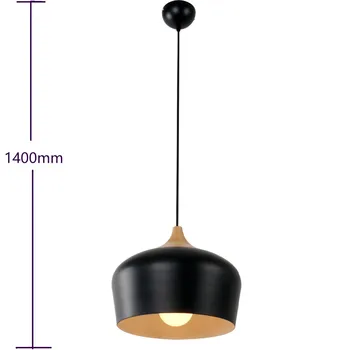 Šiuolaikinės hanglamp Virtuvės šviesaus Medžio Pakabukas Apšvietimo Įvairių Spalvų (Pasirinktinai) 300mm / 350mm Šviestuvas priedai veltiniams, vilna Lempa