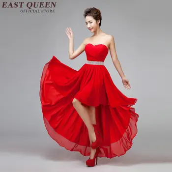 šiuolaikinės kinų suknelė elegantiškas moteris pagimdė peties suknelė raudona bridesmaid stebėjimo backless pigūs vestuves KK1247