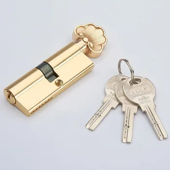 Šiuolaikinės Mados Deluxe Aukštos kokybės aukso PVD vidaus duris užrakinti, aukso miegamasis tyrimą, rankena, spyna, ramus padalinta projekto lock