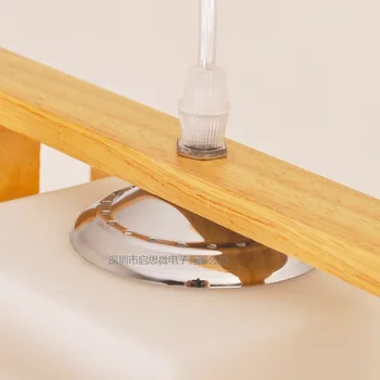 Šiuolaikinės Medienos sieniniai šviestuvai stiklo lempa valgomasis kambarys, svetainė lampadario moderno Blizgesio pakabučiai Apšvietimo AC85-265V