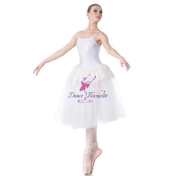 Šokių Mėgstamą 18003 Nauji Ilgi Pre-profesionalių Baleto Mdc Nauja Ballerina Baltas Bodicec Baleto Mdc Ballerina šokių Kostiumas