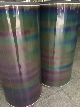 šviesą atspindinčios spalvingas audinys poliesteris(R>80 cd/lx.m2), atspindinčio audinio siūti