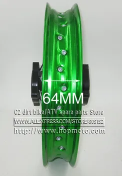Žalia Galiniai 14inch Aliuminio Lydinio Disko Plokštė Ratlankių 1.85x14