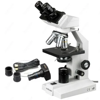 Žiūronų Junginys Mikroskopas -AmScope Prekių 40X-1600X Naujas Žiūronų Junginys Mikroskopas + 3MP Kamera