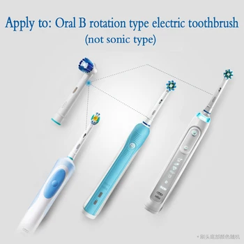 Žodžiu B Originali Keičiamų Teptuku Vadovai Precision Clean Sukimosi Elektros dantų šepetėlį 4 vadovai EB17/EB18/EB20/EB25/EB30/EB50/EB60
