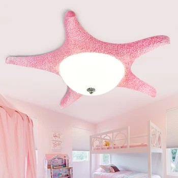 Žvaigždė žibintai vaikų kambariai lempos animacinių filmų miegamieji kambariai led lubų lempos berniukų ir mergaičių kambario studijų LED lubų šviesos