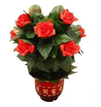 Žydi Rožių Krūmas - Nuotolinio Valdymo (10 Gėlės,Baterijos Versija) Magija Gudrybės Gėlių Pasirodo Etape Šalis Vestuvių Rekvizitai Komedija